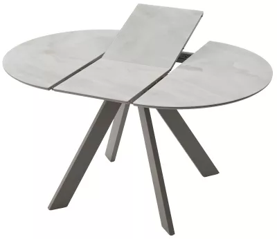 Стол БОНЖУР 100 ОНИКС БЕЖЕВЫЙ, стекло / ЛАТТЕ каркас М-City