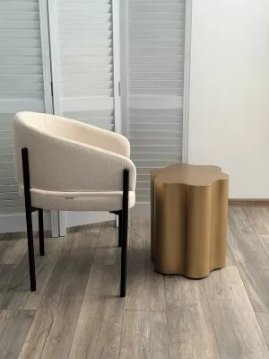 Стол журнальный РУИЗ (RUIZ) цвет Золотой винтаж брашированный, ®DISAUR