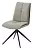 Стул ВИГГЕ (VIGGE) 360 град. поворот.  HF017-11 / HF017-12 Бежевый, экокожа / Черный каркас, ®DISAUR