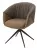 Стул ГИССЕН (GISSEN) 360 град, цвет КОФЕ HP032-08A PU / V885-1, ткань/ экокожа/ ТЕМНО-СЕРЫЙ, ®DISAUR Стул ГИССЕН (GISSEN) 360 град, цвет КОФЕ HP032-08A PU / V885-1, ткань/ экокожа/ ТЕМНО-СЕРЫЙ, ®DISAUR