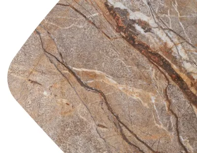 Стол КАЛЬДЕРОН (CALDERON) 180 цвет КОРДИЛЬЕРЫ (GLOSS GRAND CORDILLERA)/ БРОНЗОВЫЙ ВИНТАЖНЫЙ, ®DISAUR