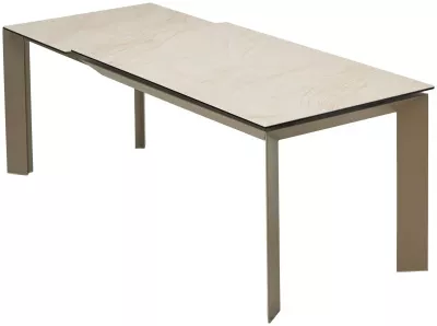 Стол CREMONA 140 KL-105, итальянская керамика / Тауп, ®DISAUR