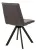Стул BRONX, 360 град. поворот. B28 Темно-серый, велюр / черный каркас, М-City