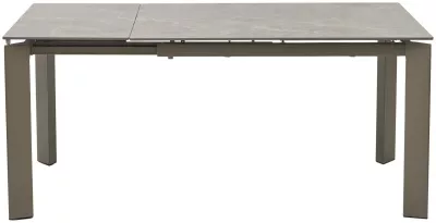 Стол CORNER 120 MATT LATTE STONE SOLID CERAMIC / TAUPE, ®DISAUR