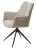 Стул ДАВЕН (DAVEN) 360 град, цвет КРЕМОВЫЙ RIELY-111 / G1038-10, ткань / ТЕМНО-СЕРЫЙ каркас, ®DISAUR Стул ДАВЕН (DAVEN) 360 град, цвет КРЕМОВЫЙ RIELY-111 / G1038-10, ткань / ТЕМНО-СЕРЫЙ каркас, ®DISAUR