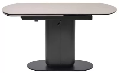Стол KAI 140 TL-110 поворотная система раскладки, испанская керамика / Темно-серый / Черный, ®DISAUR