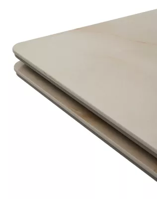 Стол ГОРАЦИО 200 см - 280 см раскладной, цвет Остра Бьянко (OSTRA BIANCO GLOSSY), керамика / Латте