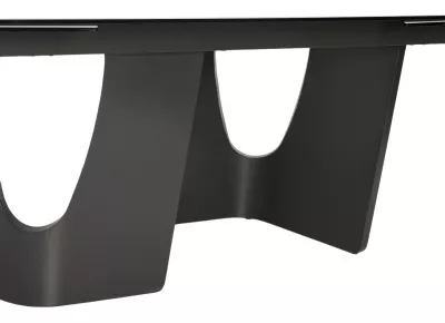 Стол БИРГЕР (BIRGER) 200 цвет KL-188 Контрастный мрамор, итал./ Темно-серый, ®DISAUR