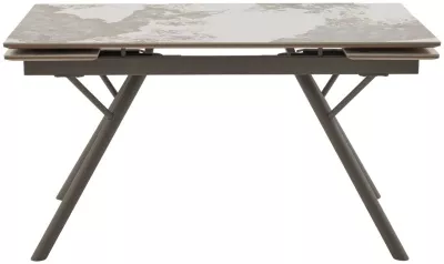 Стол ЛИБЕРТИ 140 Pandora, керамика / Латте каркас М-City