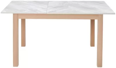 Стол TME-6931 MBH SWEDEN белый мрамор / MILKY WHITE  M-City