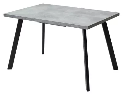 Стол БРИК М (BRICK M) 120 Бетон Портленд/ Черный