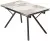 Стол ЛИБЕРТИ 140 Pandora, керамика / Черный каркас М-City