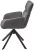 Стул TRIS 360 град. поворот с возвратом, Davis Nowo 92 серый, букле /Point 90 серый/ Черный, ®DISAUR