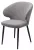 Стул ХИЛТОН, цвет B22 Серый, велюр / черный каркас М-City
