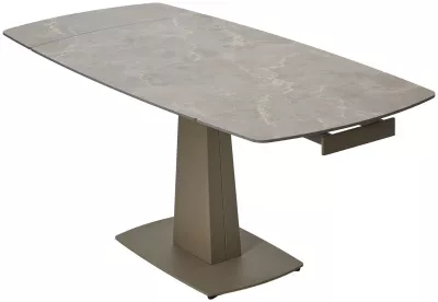 Стол BALDE 140 MATT LATTE STONE SOLID CERAMIC / TAUPE, ®DISAUR