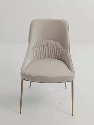 Стул АБРИОЛА (ABRIOLA) цвет ЛАТТЕ BOSTON-102, ткань / бронзовый винтажный, ®DISAUR