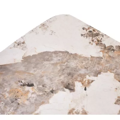 Стол STEFAN 180 GLOSS LUXURY PANDORA керамика, стекло/ каркас латте, ®DISAUR