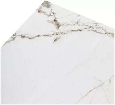 Стол CORNER 120 GLOSS GOLDEN JADE SOLID CERAMIC / WHITE, ®DISAUR