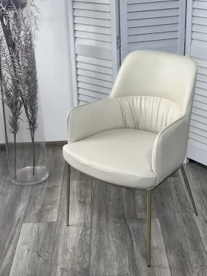 Стул BRUNO Milk T1-02, PU / шампань, ®DISAUR