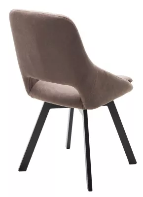 Стул ASP, 360 град. поворот. B5 Капучино, велюр / черный каркас, М-City