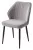 Стул VENA, цвет B22 Серый, велюр / черный каркас М-City