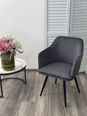 Стул FORT 360 град. поворот. NS13 Графит, букле / черный каркас, М-City