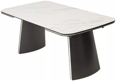 Стол VALDEMAR 180 KL-99 итальянская керамика, стекло/ каркас темно-серый/Kl-99, ®DISAUR