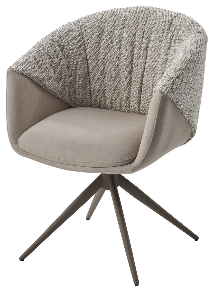 Стул ГИССЕН (GISSEN) 360 град., цвет ЛАТТЕ RIELY-111 / V885-3, ткань / ЛАТТЕ, ®DISAUR