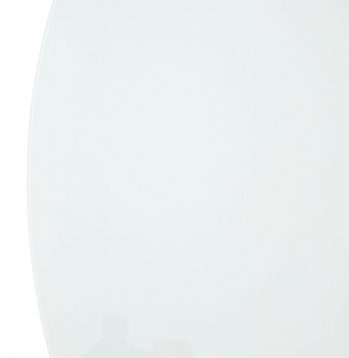 Стол ВЕГА D100 Белый, стекло/ белый каркас М-City