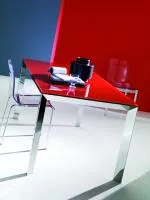 Стол SIRIO (42,38G) 110/150х75хН75 см (G093 LEGS/ M089 FRAME/C152 черн глянц ст)